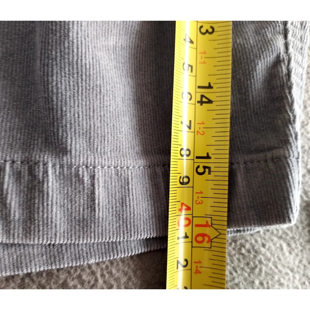 Vuori Optimist Corduroy Short Mens Size Small Gray 8" Athletic Stretch V385 - Picture 12 of 13